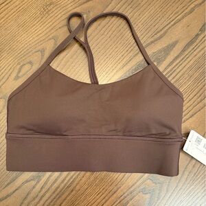 NWT lululemon Brown Sports Bra